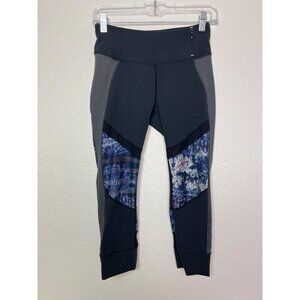 Women’s Calia cropped leggings floral accent workout pants S